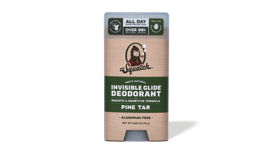 Pine Tar Invisible Glide Deodorant - Classic Clean Carry