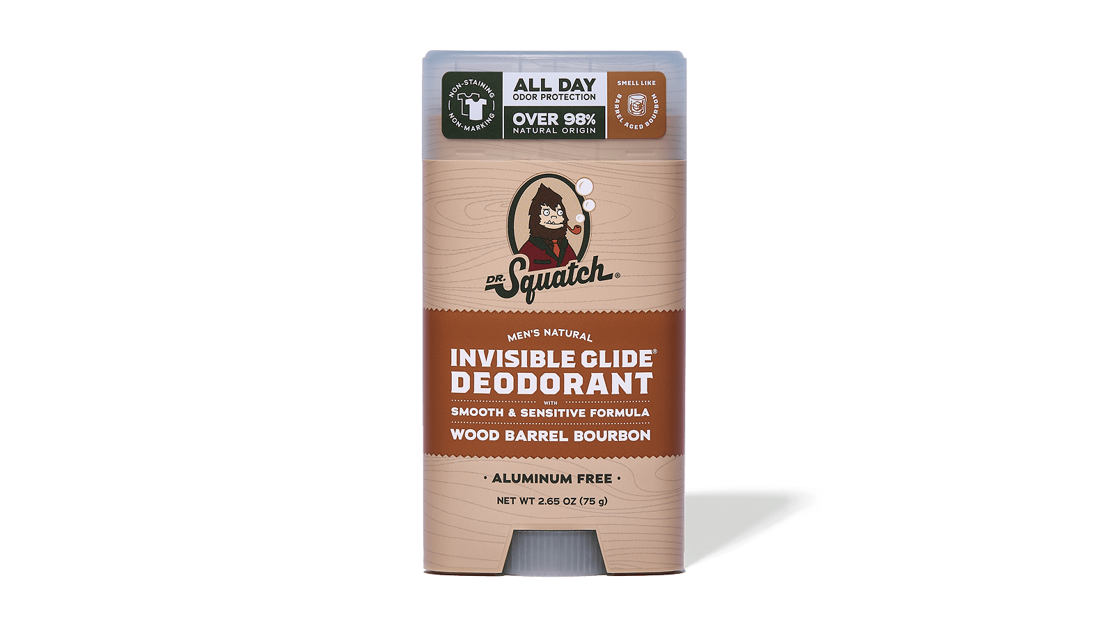 Wood Barrel Bourbon Invisible Glide Deodorant - Warm Finish