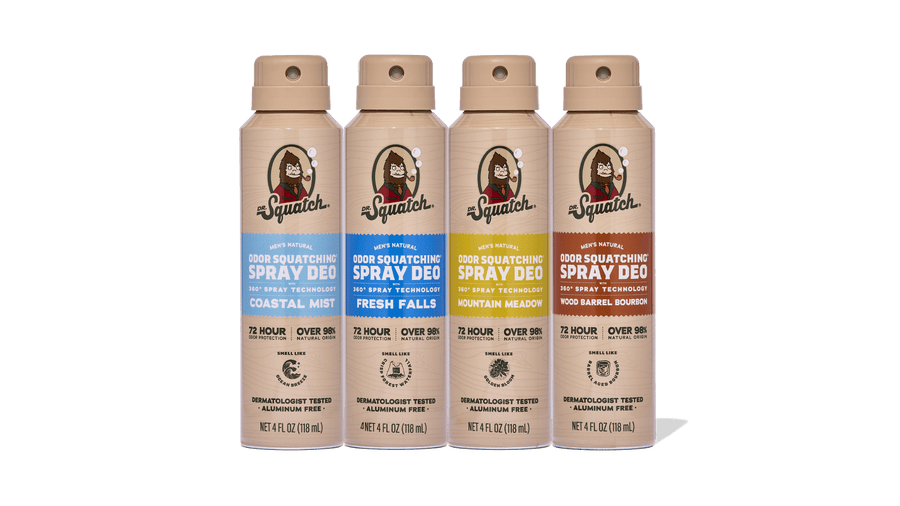 Spray Deodorant 4-Pack - Easy Collector Rotation