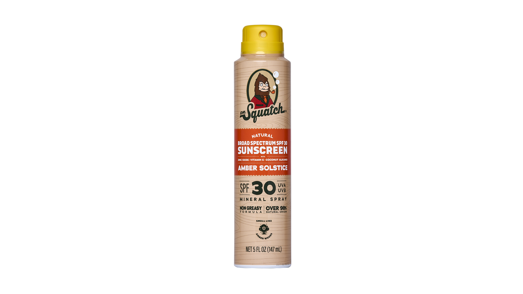Dr. Squatch Spray Sunscreen | SPF 30 UVA/UVB Protection | Non-Greasy Mineral Sunscreen for Men - Daily Guard