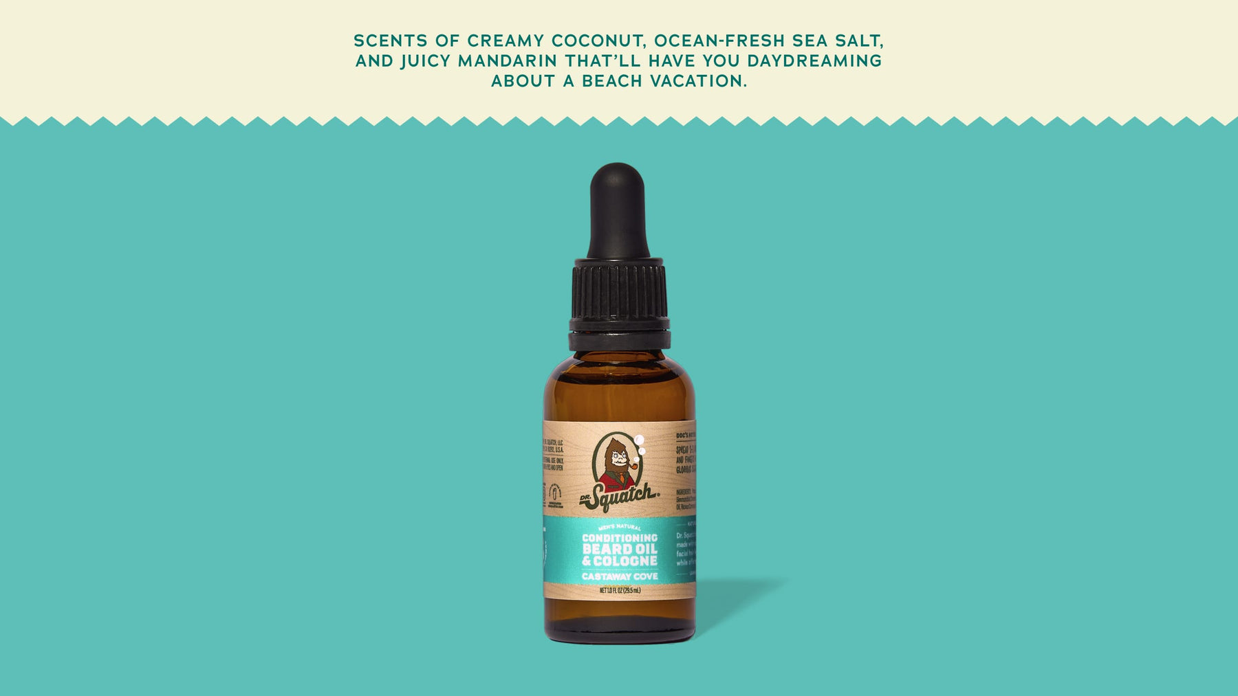 Castaway Cove Beard Oil & Cologne - Fresh Daily Style