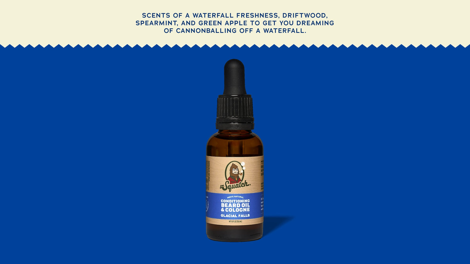 Conditioning Beard Oil & Cologne Glacial Falls - Simple Daily Scent