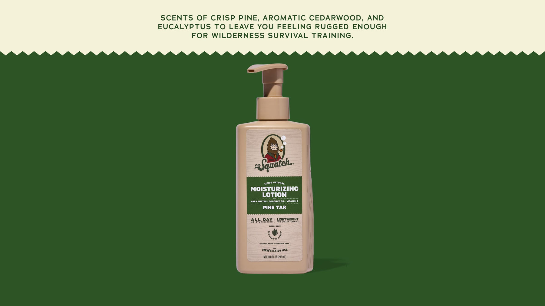 Pine Tar Lotion - Fresh Smooth Touch