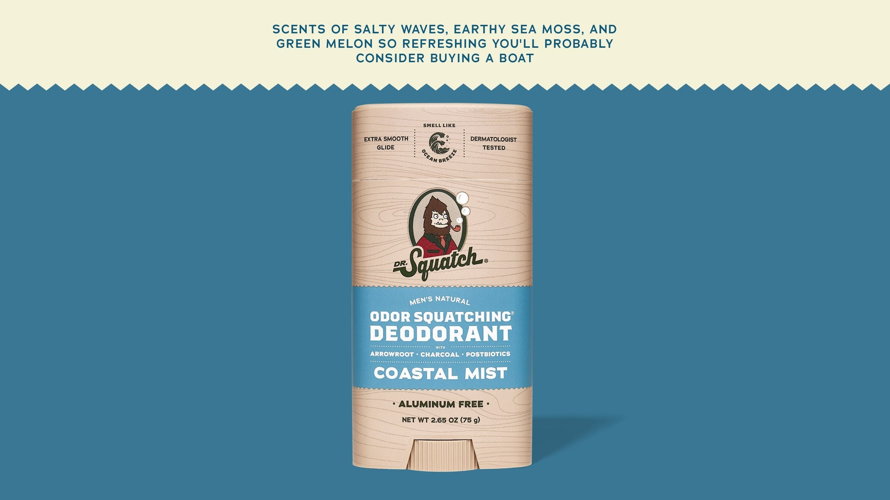Coastal Mist Deodorant - Daily Travel Routine
