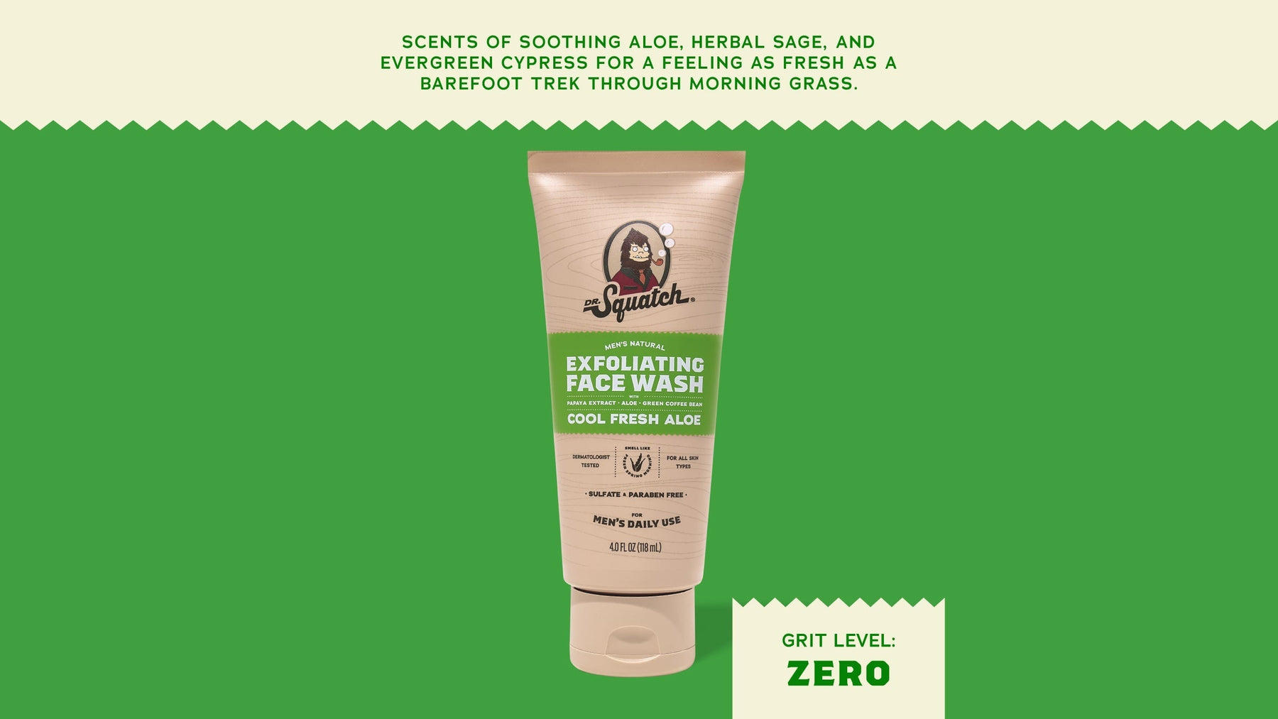 Cool Fresh Aloe Exfoliating Face Wash - Essential Evening Blend