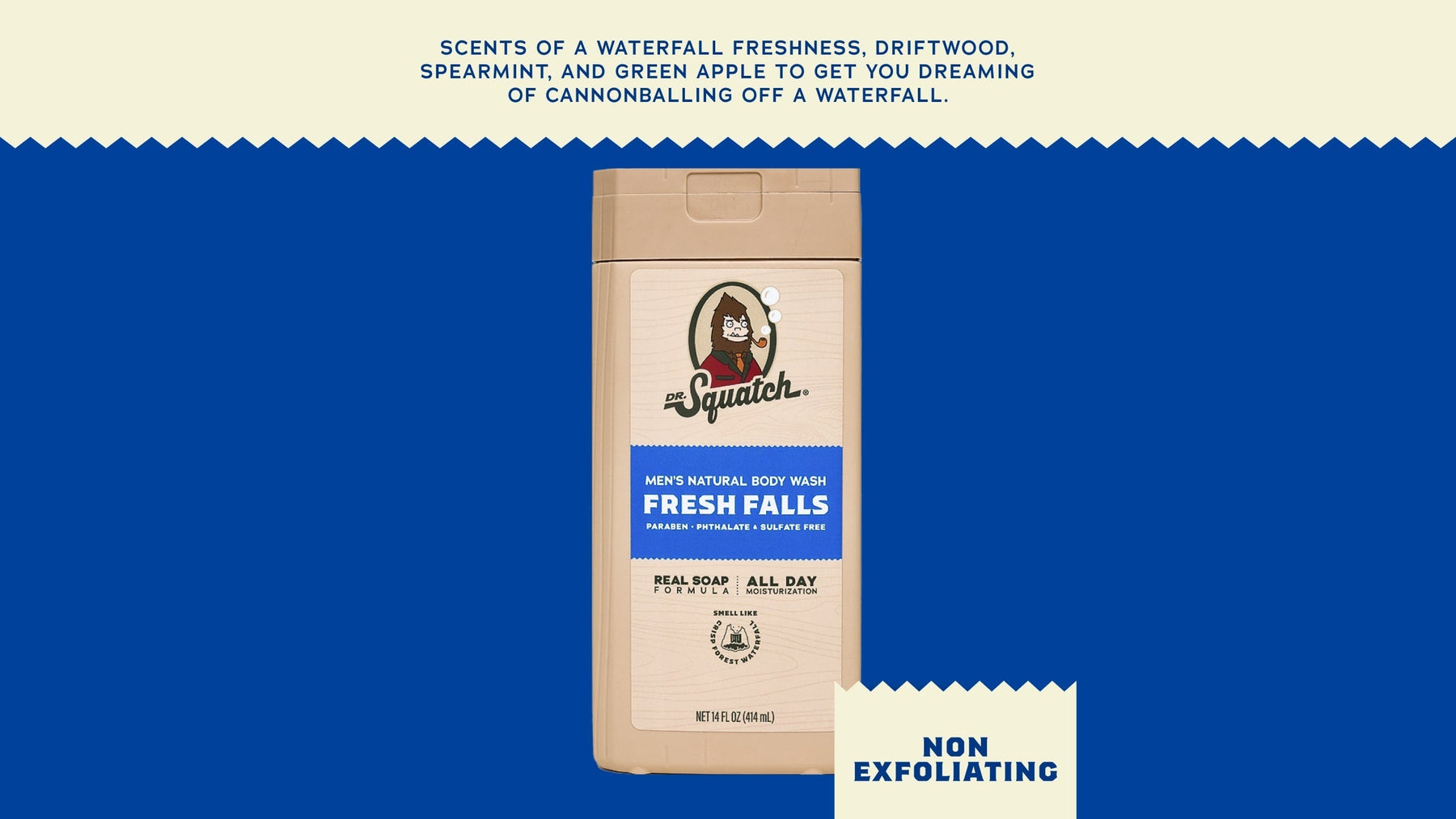 14 oz Fresh Falls Body Wash - Easy Shower Start