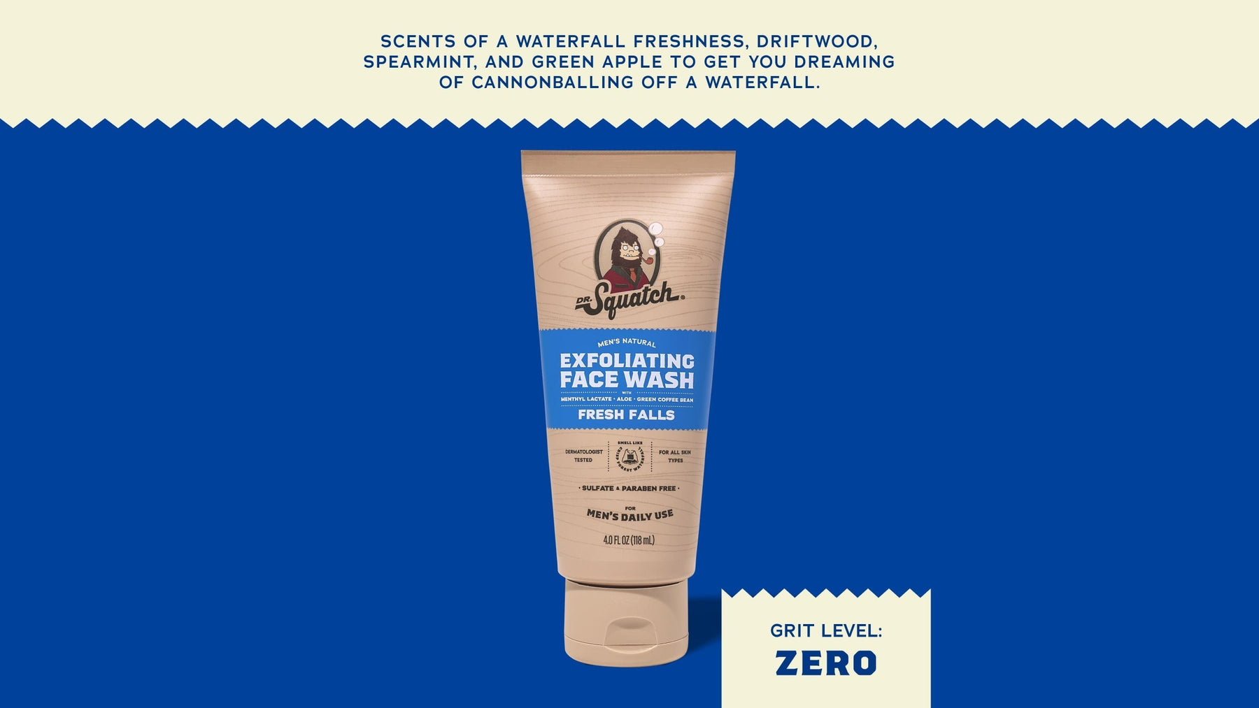 Fresh Falls Exfoliating Face Wash - Clean Fresh Wash