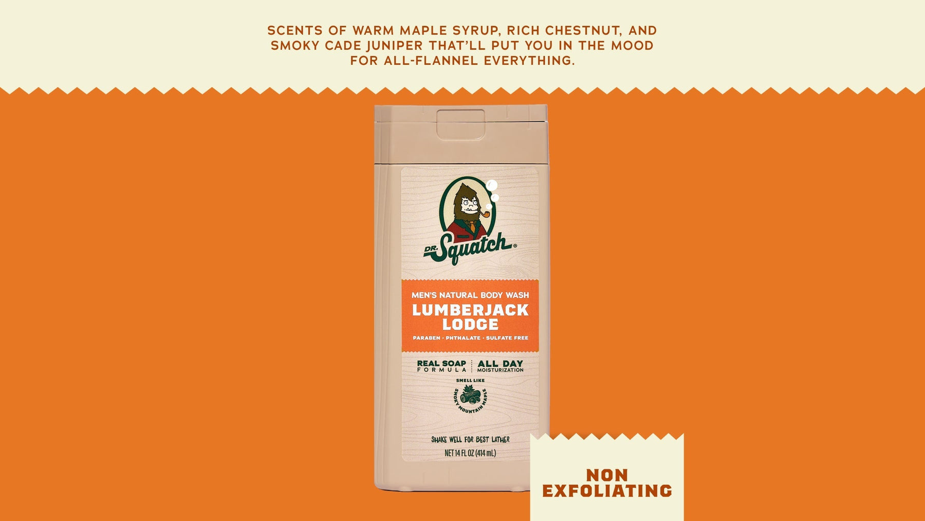 14 oz Lumberjack Lodge Body Wash - Trail Routine