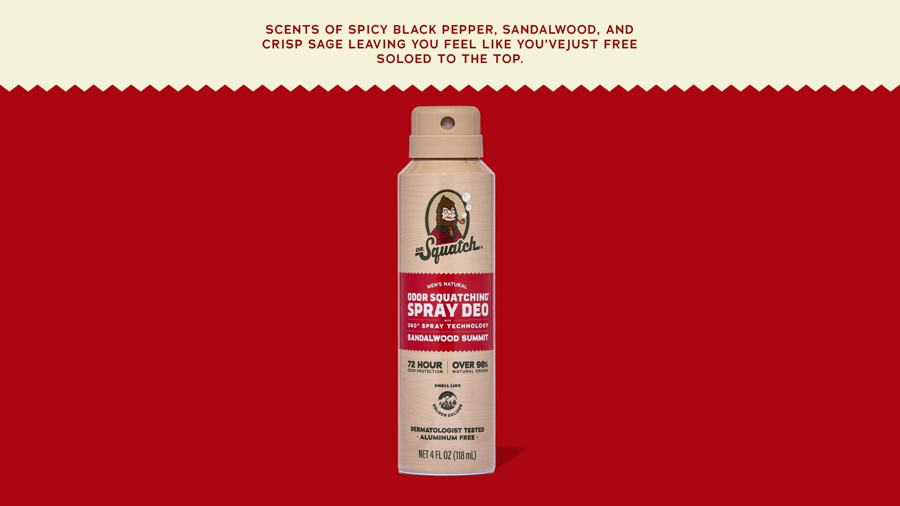 Sandalwood Summit Spray Deodorant - Bright Outdoor Carry