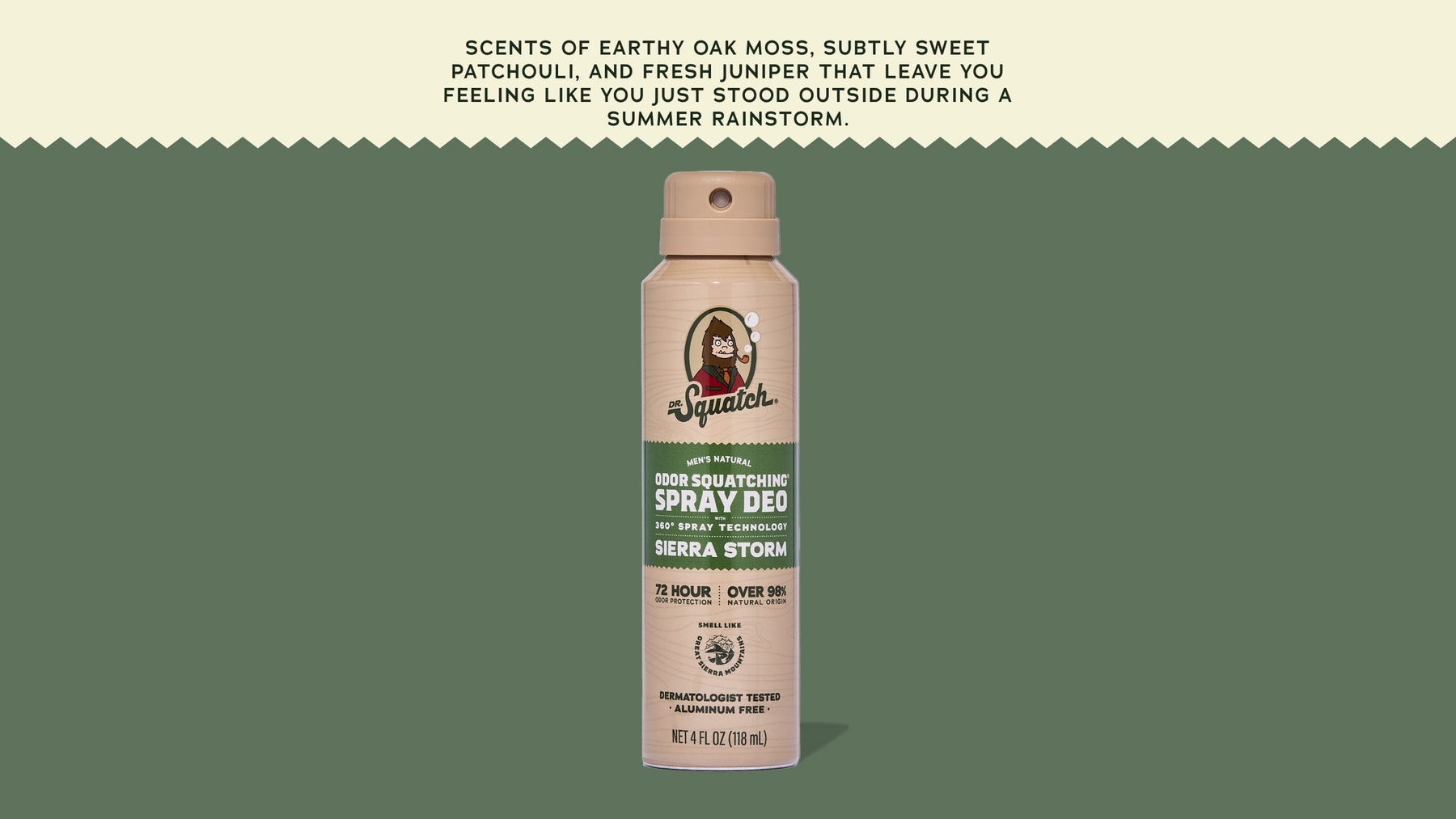 Sierra Storm Spray Deodorant - Pine Style