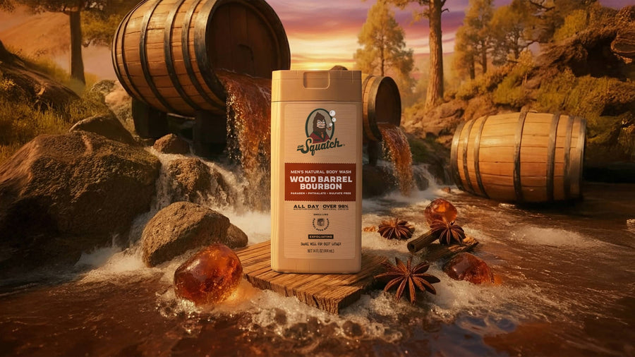 14 oz Wood Barrel Bourbon Body Wash - Fresh Touch