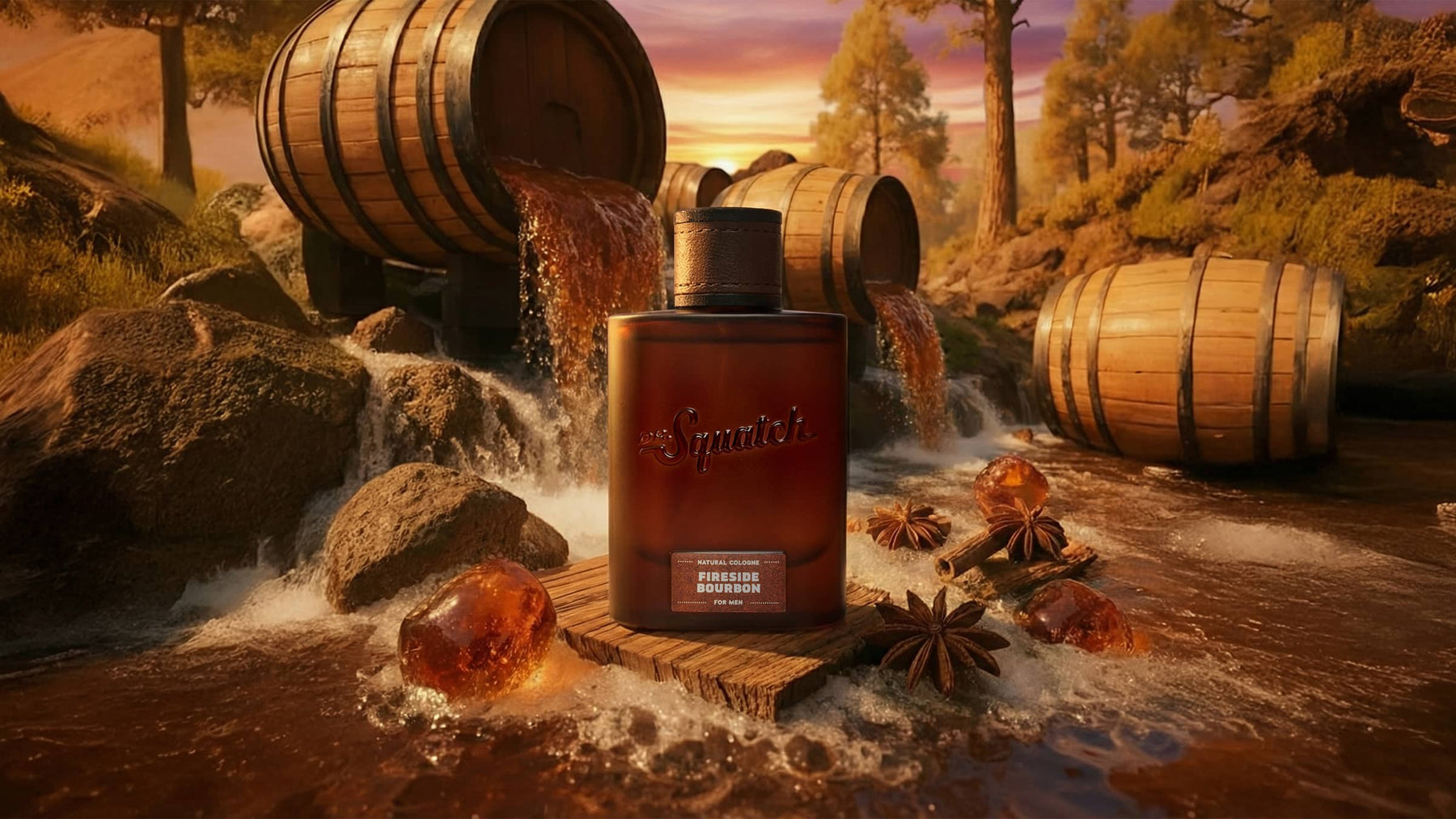 Fireside Bourbon Cologne - Bright Daily Scent