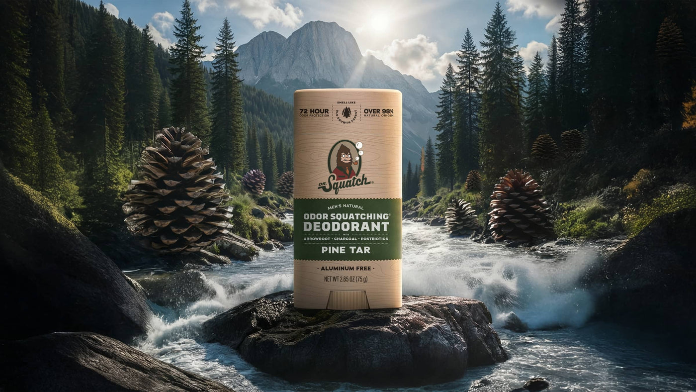 Pine Tar Deodorant - Fresh Travel Routine