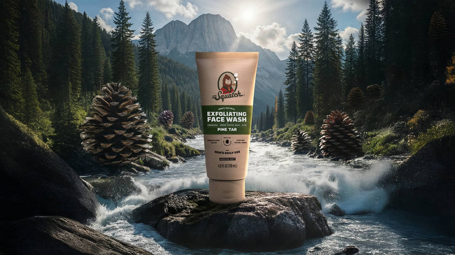 Pine Tar Exfoliating Face Wash - Premium Daily Routine