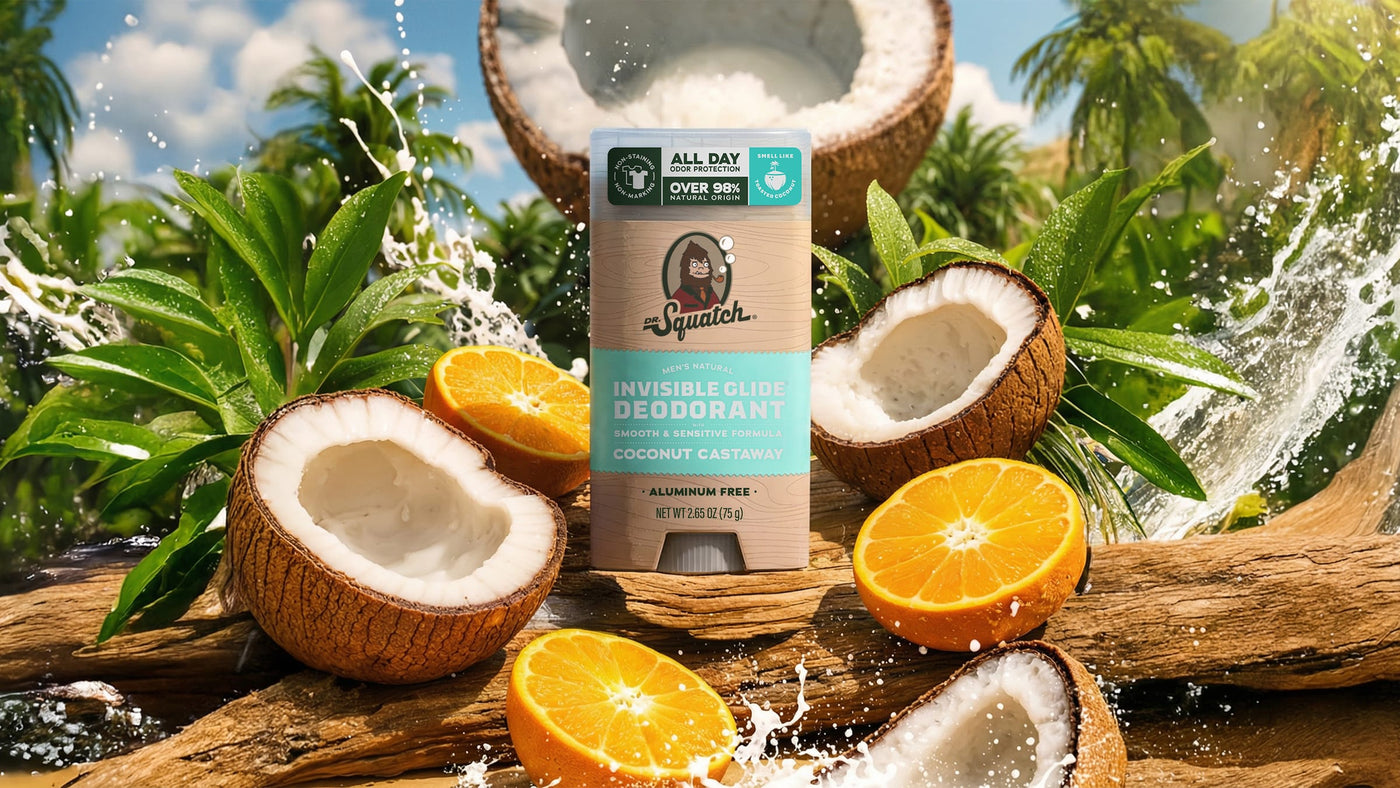 Coconut Castaway Invisible Glide Deodorant - Daily Active Carry