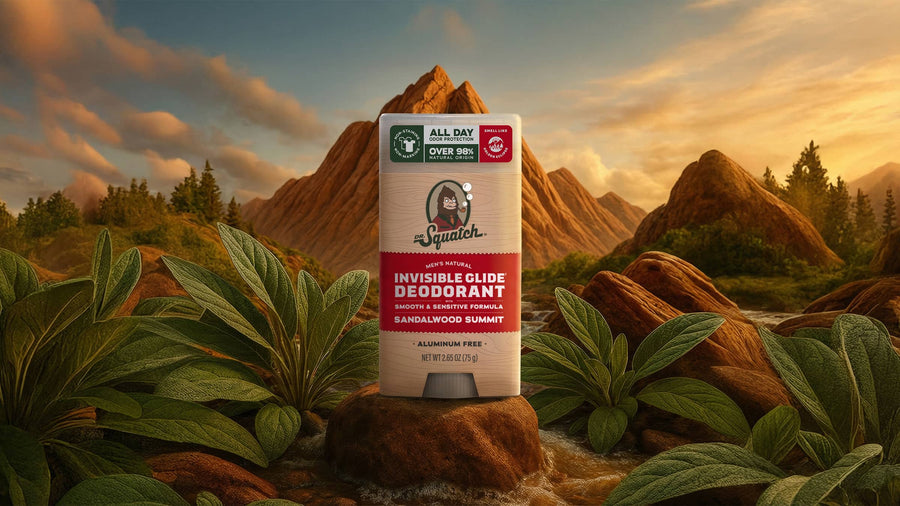 Sandalwood Summit Invisible Glide Deodorant - Travel Routine