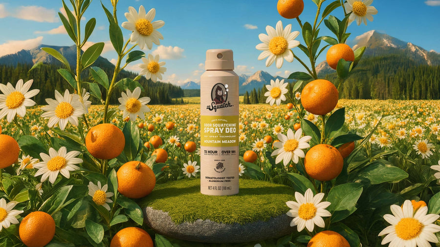 Mountain Meadow Spray Deodorant - Bright Travel Glide