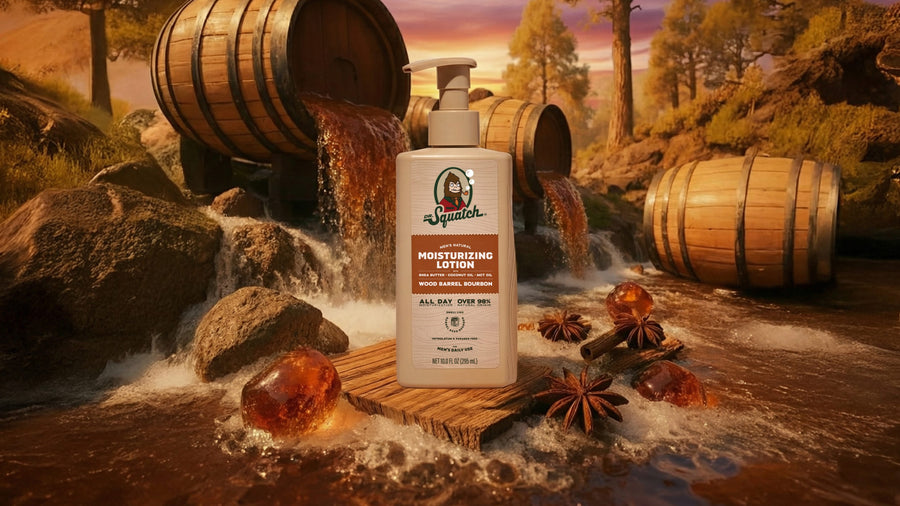 Wood Barrel Bourbon Lotion - Soft Finish