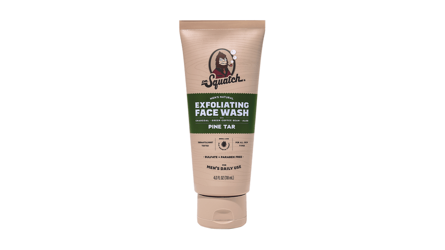 Pine Tar Exfoliating Face Wash - Premium Daily Routine