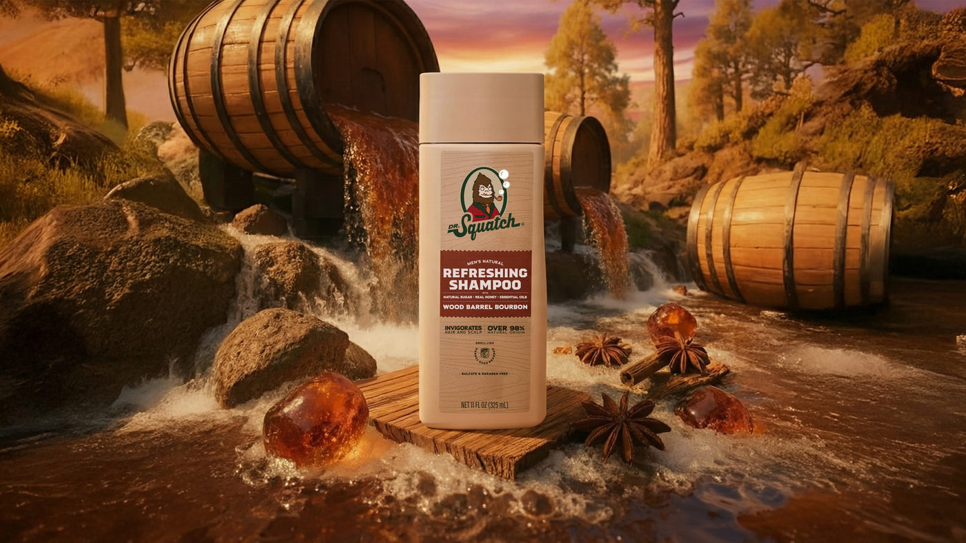 Wood Barrel Bourbon Shampoo - Smooth Finish