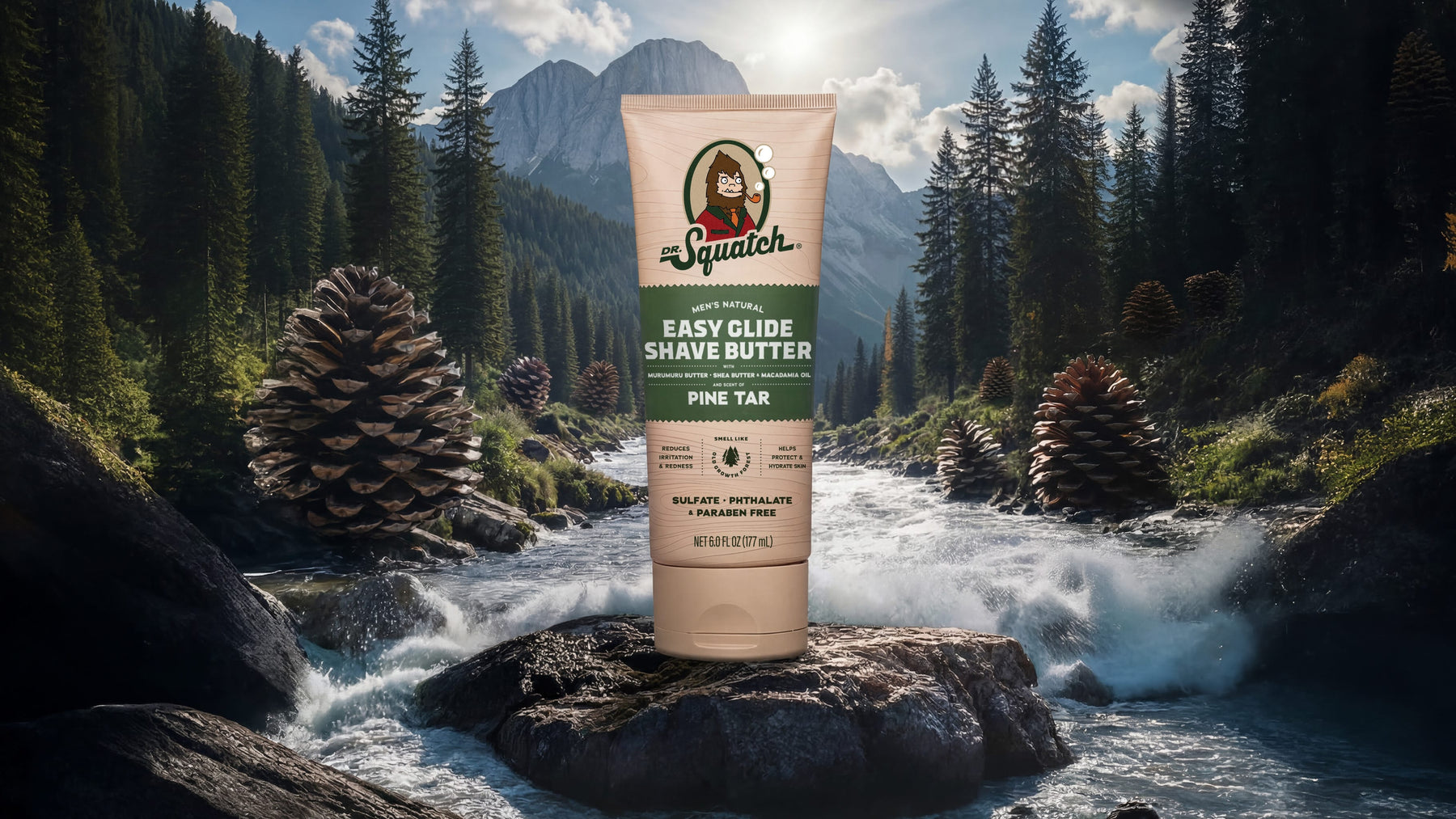 Easy Glide Shave Butter Pine Tar - Active Fresh Shield