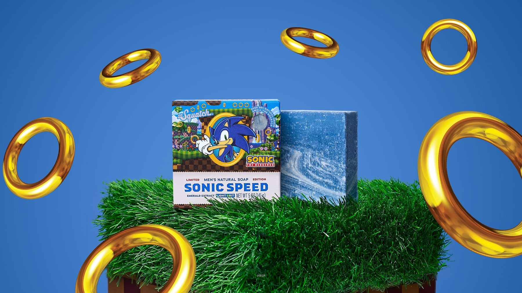 Sonic Speed Bar Soap - Premium Clean