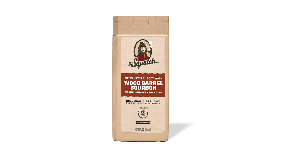 14 oz Wood Barrel Bourbon Exfoliating Body Wash - Oak Ready